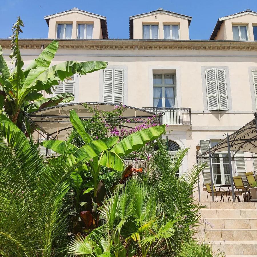 Chambres D'Hotes - Bed And Breakfast Les Palmiers Mèze Exterior foto