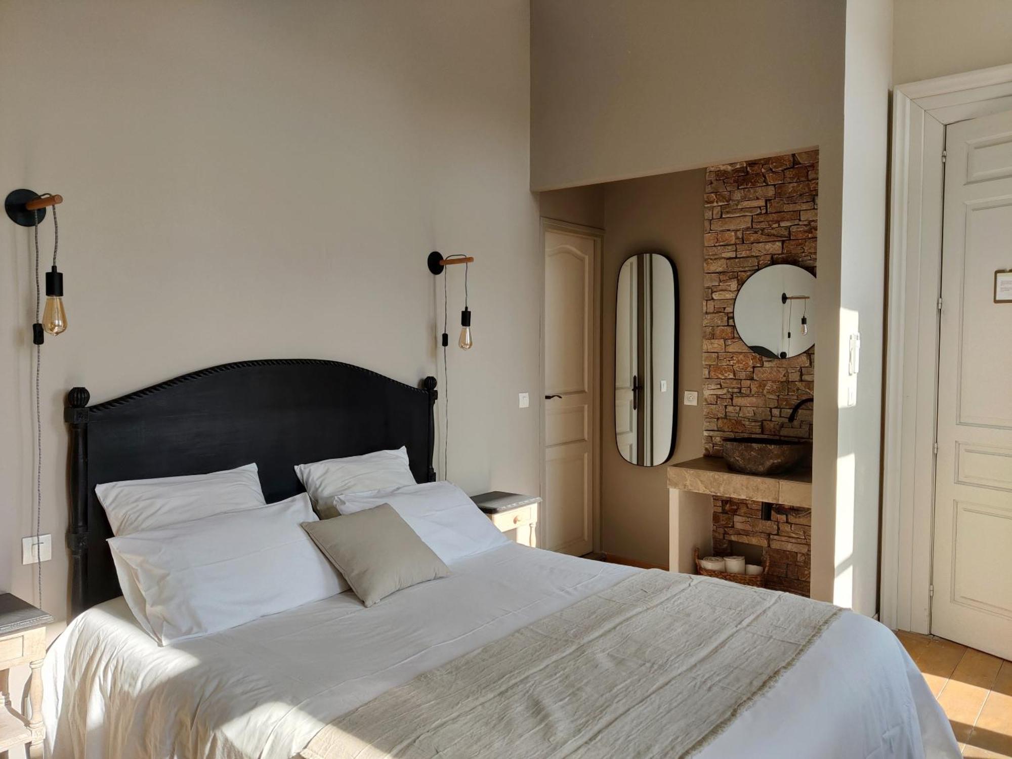 Chambres D'Hotes - Bed And Breakfast Les Palmiers Mèze Zimmer foto